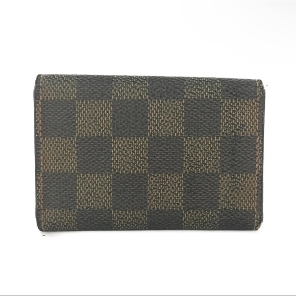 AUTH Louis Vuitton Damier 6 Ring Key Card Case - Picture 4 of 7